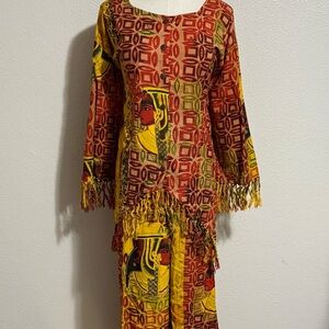 Vintage Gunit Fashion New York Egypt Design 3 Pcs Set Size 2X NWT